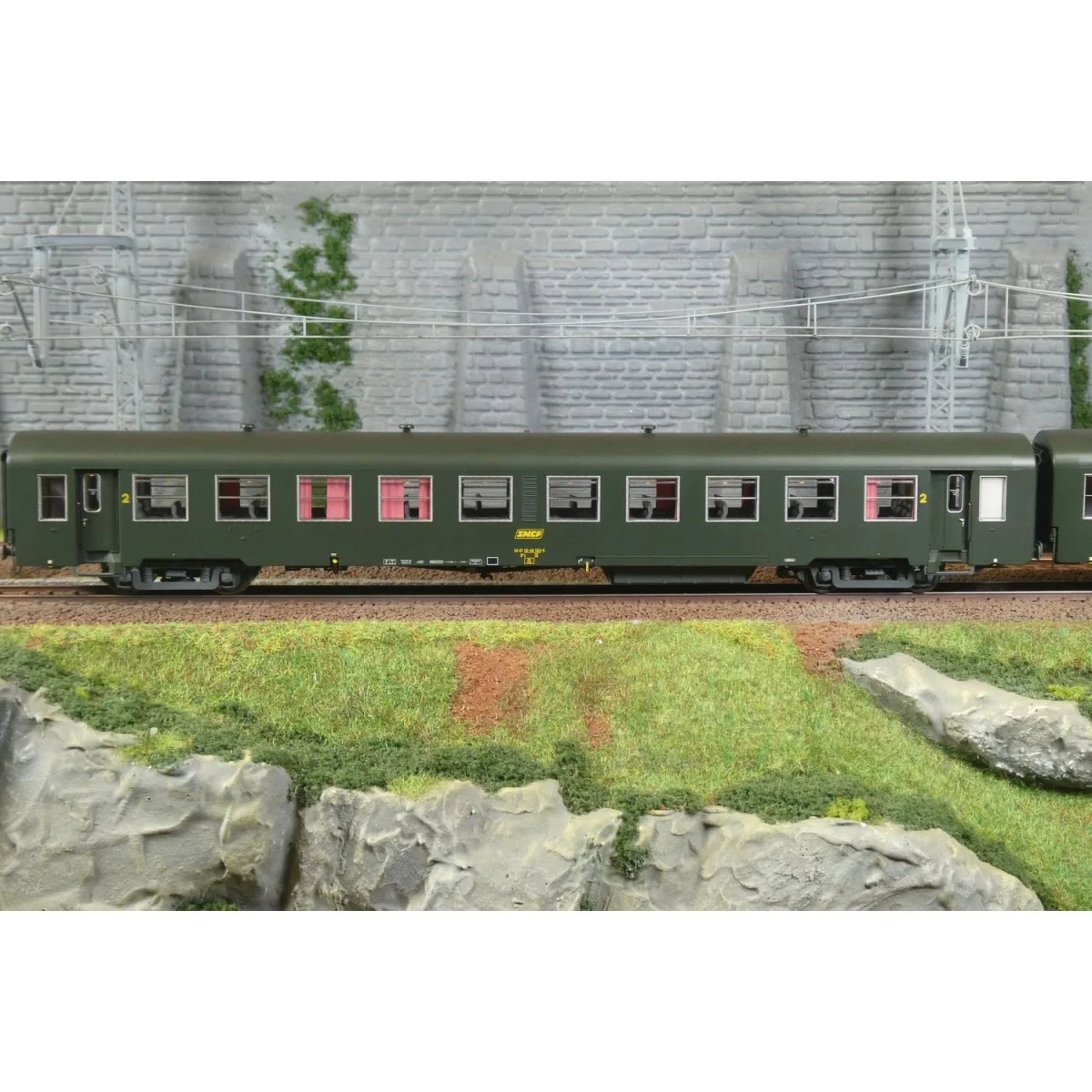 Set de 2 voitures USI B10t U61, SNCF - Models World MW40032 - Éclai...