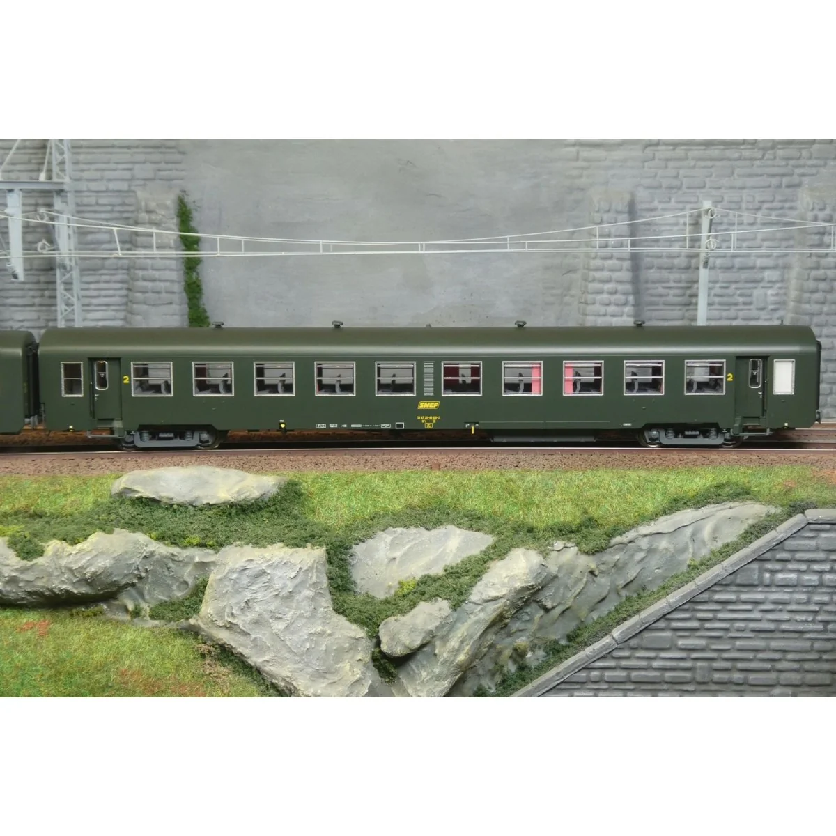 Set de 2 voitures USI B10t U61, SNCF - Models World MW40032 - Éclai...