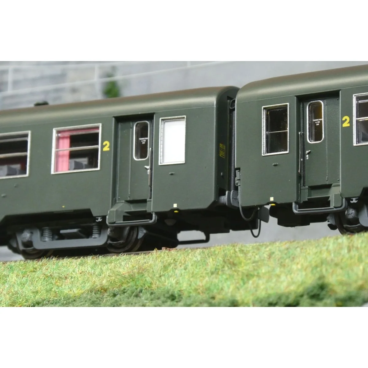 Set de 2 voitures USI B10t U61, SNCF - Models World MW40032 - Éclai...