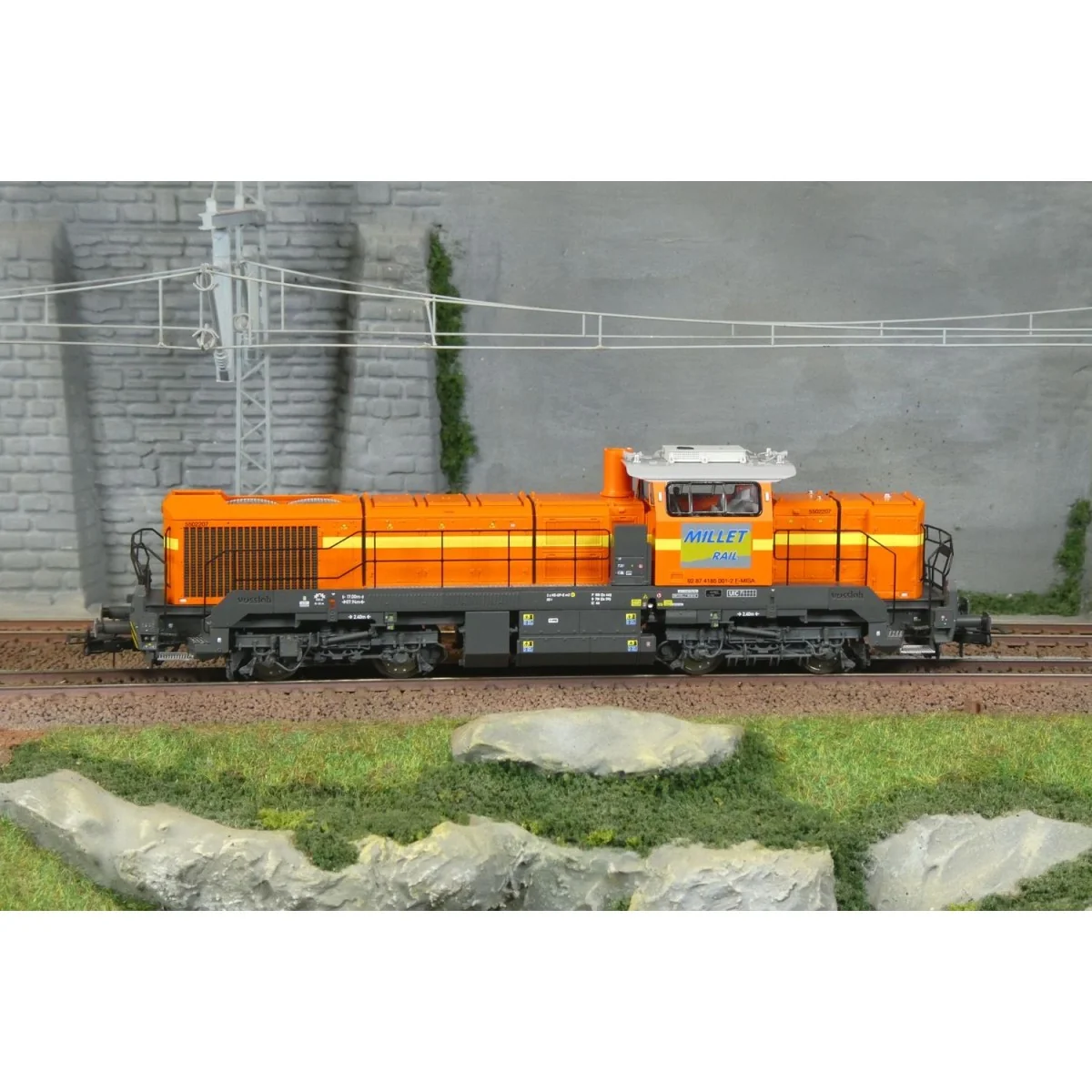 Vossloh DE18 diesel locomotive, Millet Rail (ex-Colas) – Jouef HJ24...