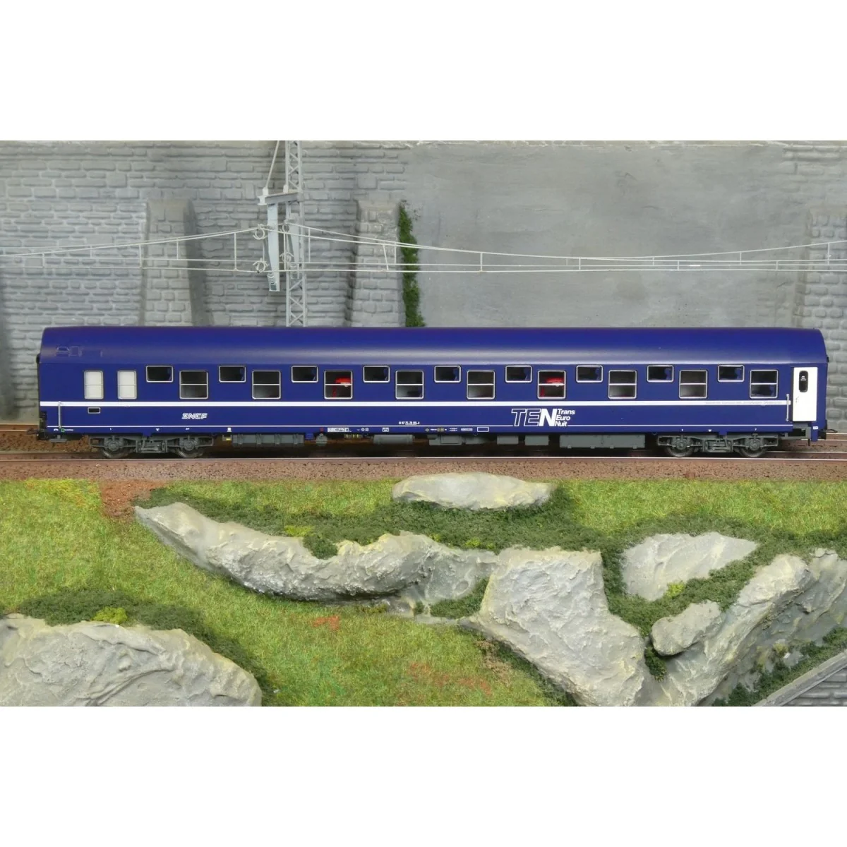 Set of 3 Car-Sleepers, SNCF/SNCB (ex CIWL) – Jouef HJ4207 – (2 ...