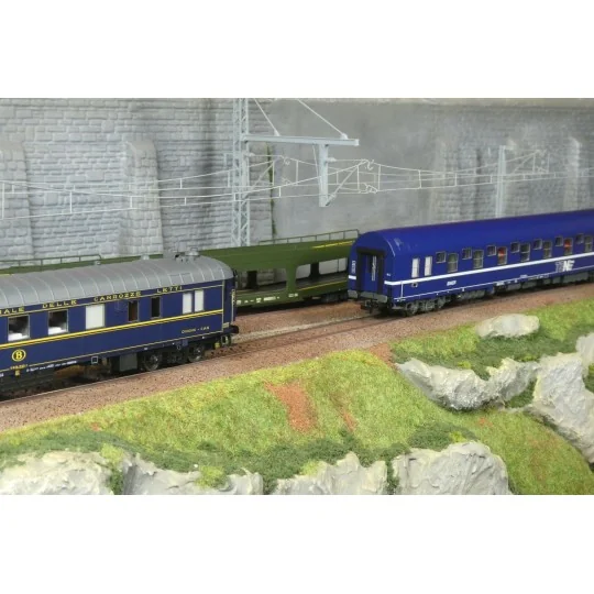 HJ4207-Jouef HJ4178 Set of 3 passenger cars "Train Expo", SNCF, 1/2 set