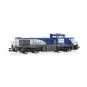 HJ2471-Jouef HJ2465S BB 667548 diesel locomotive, SNCF, yellow INFRA livery, digital sound