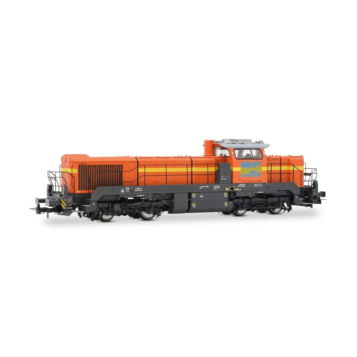 Vossloh DE18 diesel locomotive, Millet Rail (ex-Colas) – Jouef HJ24...
