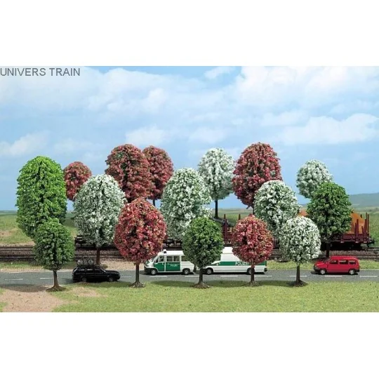 Busch_6484-Busch 6484 Lot de 16 arbres printaniers