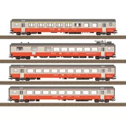 Coffret de voitures voyageurs Swiss Express type EW III, SBB/CFF/FF...