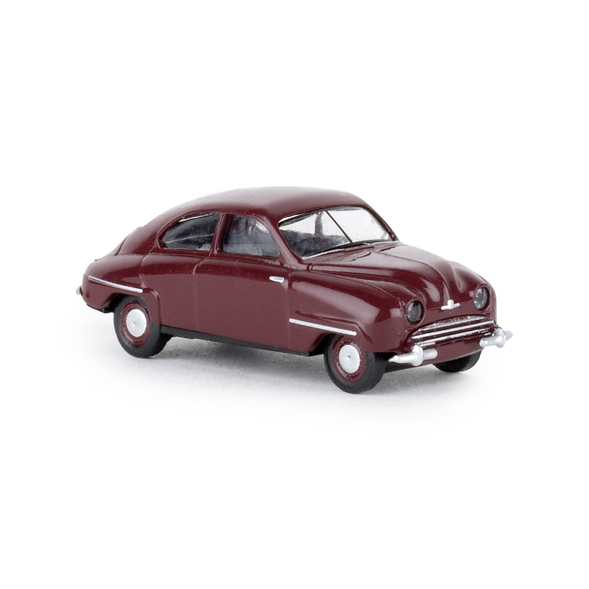 Brekina 28600 Saab 92, burgundy red - Sai_28600