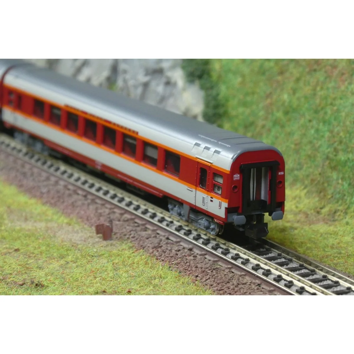 Gift set of 2 luxury passenger cars, 1st class / restaurant...