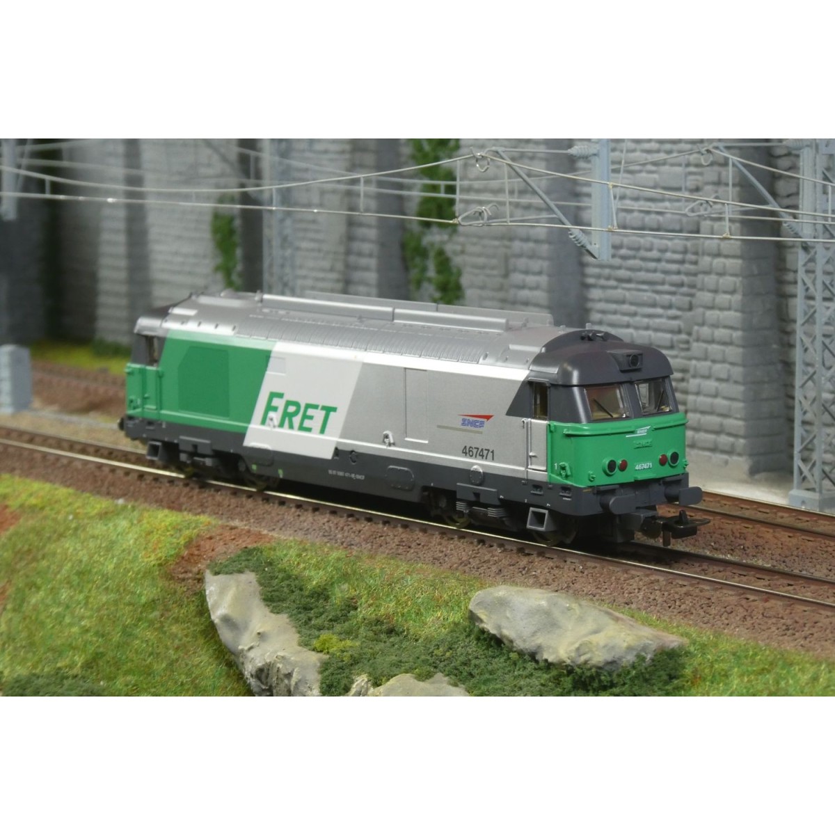 Locomotive diesel BB 67400, SNCF, Adieu aux BB 67400 FRET - Piko 96152