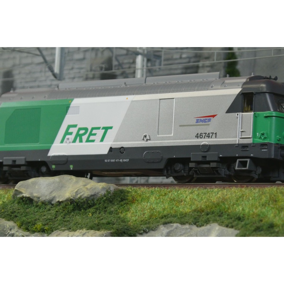Locomotive diesel BB 67400, SNCF, Adieu aux BB 67400 FRET - Piko 96152