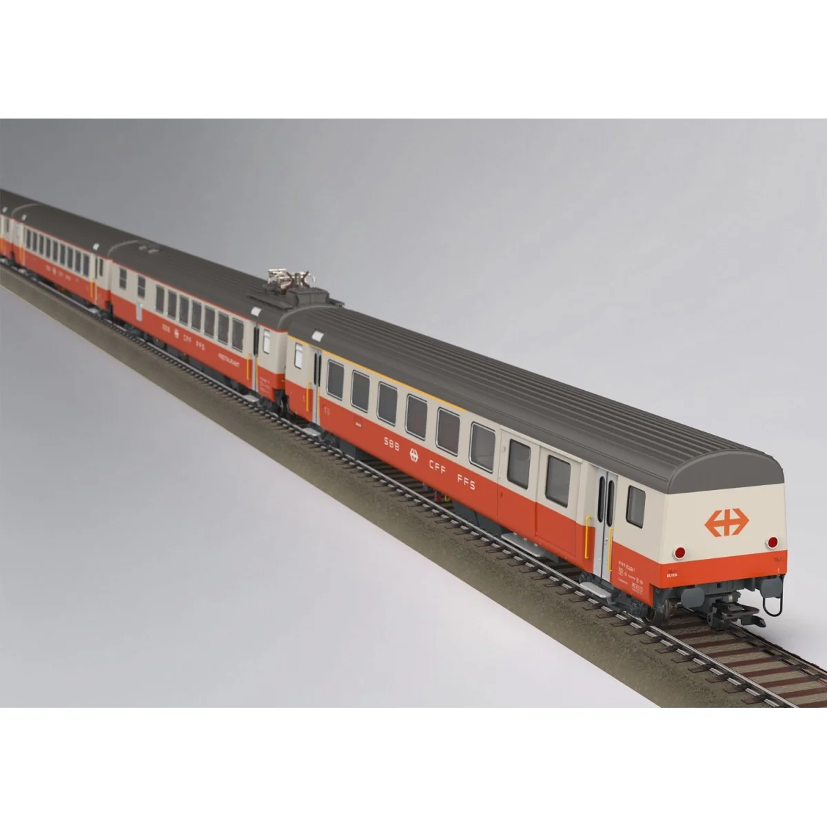 Coffret de voitures voyageurs Swiss Express type EW III, SBB/CFF/FF...