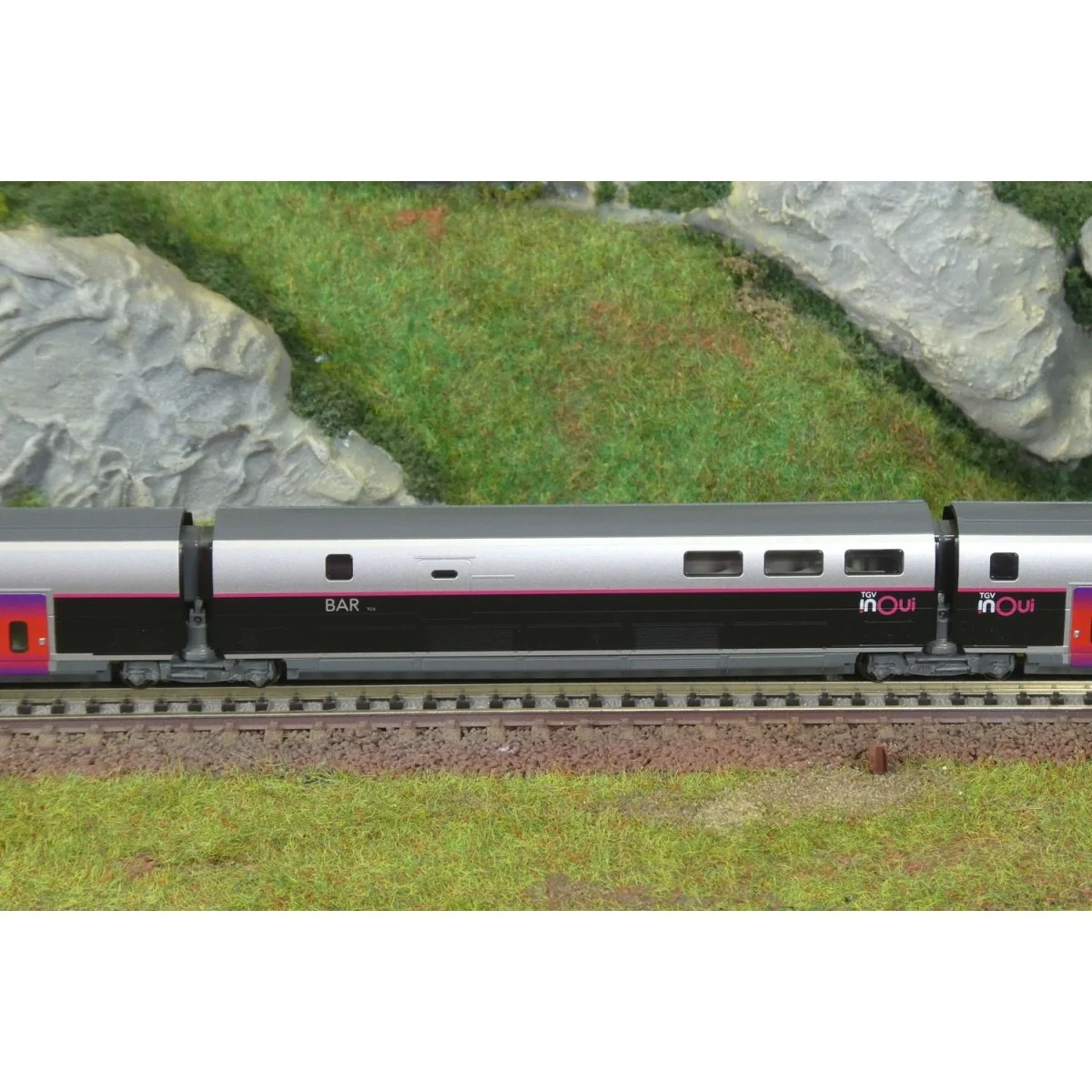 TGV inOui departure set, 5 pieces - KATO 10-022, N 1/160