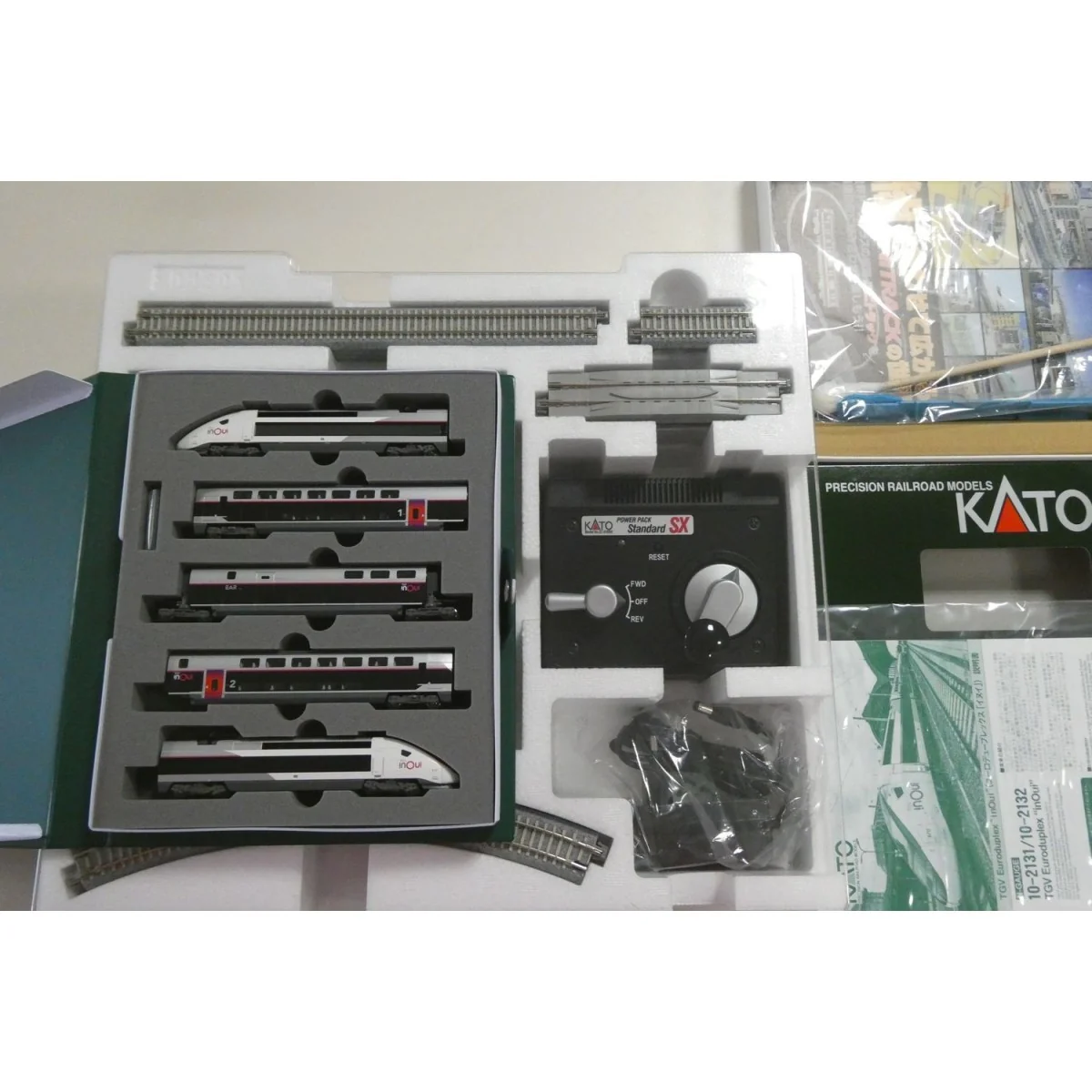 TGV inOui departure set, 5 pieces - KATO 10-022, N 1/160