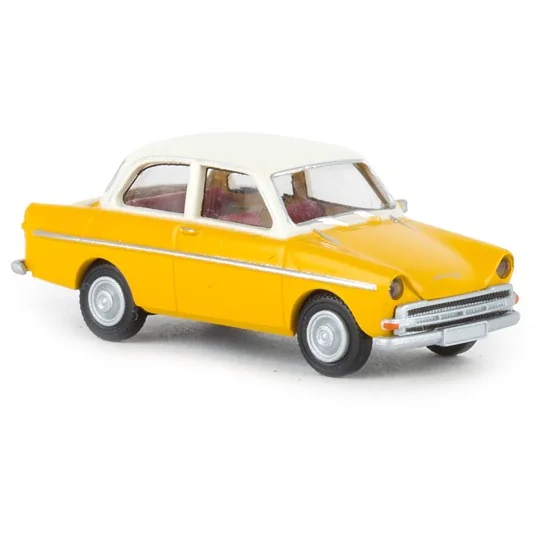 Sai_27717-Brekina 27717 DAF 750, yellow with white roof