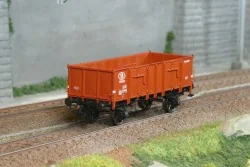 Ree Modeles WB924 Wagon Tombereau caisse métallique, brun, SNCB, ep...