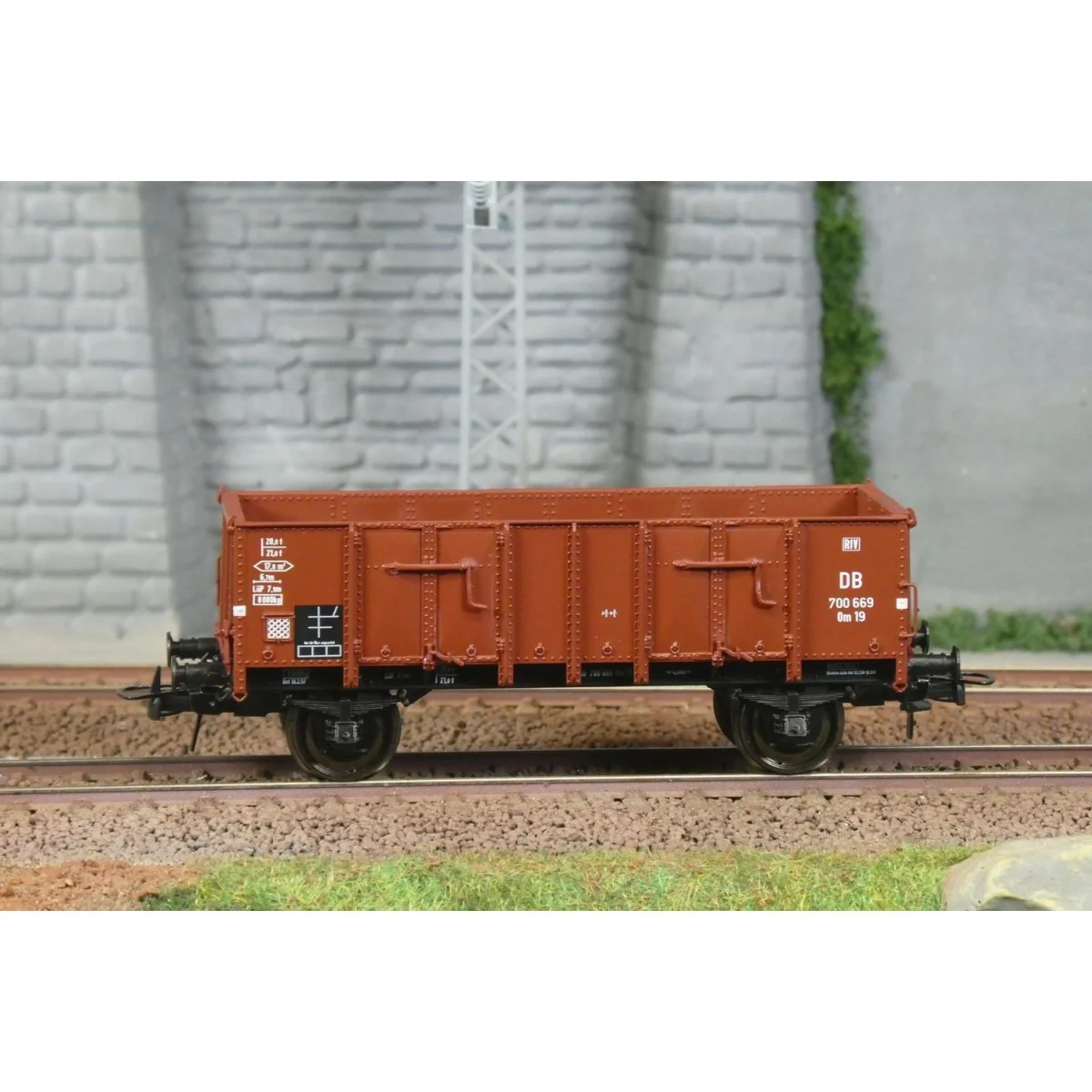 Ree Modeles WB927 Wagon Tombereau caisse métallique, DB, ep.III