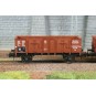 WB-928-Ree Modeles WB928 Set de 2 wagons Tombereau caisse métallique et bois, DR, ep.III