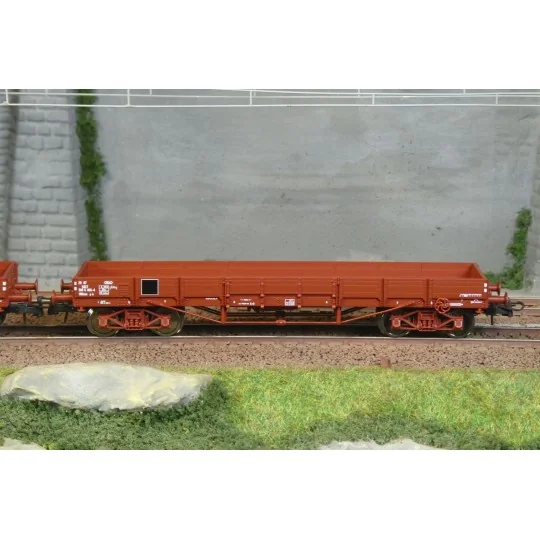 Set of 2 low-sided wagons, bogies, type TP, SNCF - Roco 6600224 Roco_6600224-Set of 2 low-sided wagons, bogies, type TP, SNCF - Roco 6600224