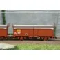 Set of 3 sliding roof wagons, type Tms, SNCF, HO - Roco 6600173 Roco_6600173-Set of 3 sliding roof wagons, type Tms, SNCF, HO - Roco 6600173