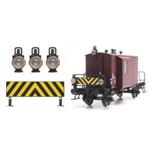 Arti_28.115-Artitec 28.115 NS warning light bar + 3 oil lamps for Dg