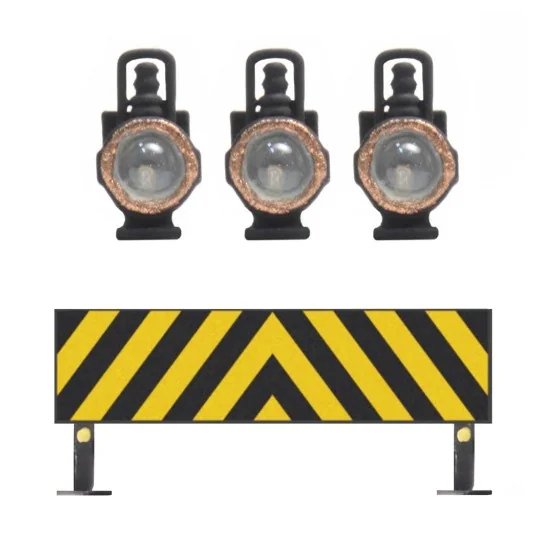 Arti_28.115-Artitec 28.115 NS warning light bar + 3 oil lamps for Dg