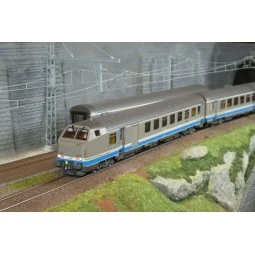 Set of 3 LS Models VU + VTU coaches, 41253DC, driving trailer car, ...