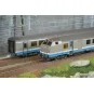 LSM_41253DC-Set de 3 voitures VU + VTU LS Models, 41253DC, voiture pilote B6, SNCF, TER Rhône-Alpes, logo Casquette, éclairage