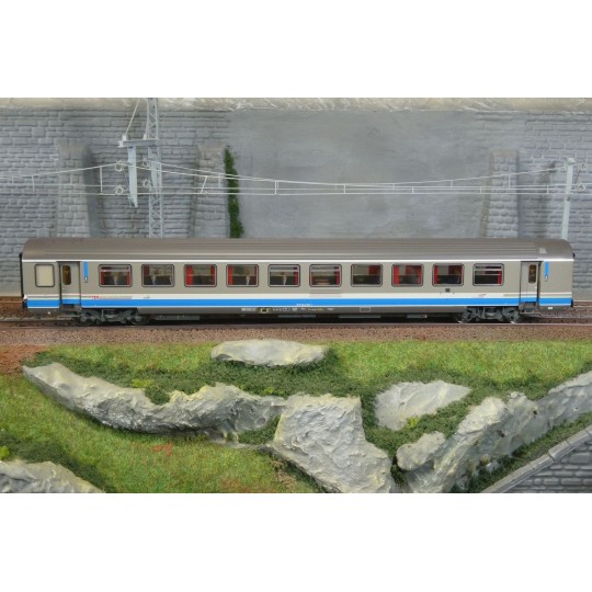 LSM_41253DC-LS Models 41253DC Set de 3 voitures VU + VTU, voiture pilote, SNCF, TER Rhône-Alpes, logo Casquette, éclairage