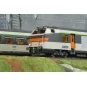 Set of 3 original Corail coaches VU + VTU LS Models, 41250DC, drivi... LSM_41250DC-Set of 3 original Corail coaches VU + VTU LS Models, 41250DC, driving trailer, SNCF, framed logo, lighting