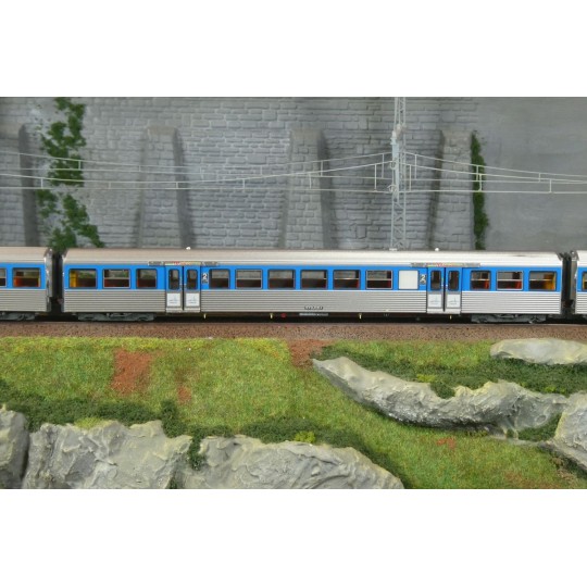 EPM_E_41.49.15-Epm 41.49.15 Rame Réversible Régional SNCF, RRR Rhones Alpes, bleu / inox, logo nouilles, n°37