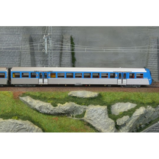 EPM_E_41.49.15-EPM 41.49.15 SNCF Regional Reversible Trainset, RRR Rhône-Alpes, blue/stainless steel, noodle logo, No. 37