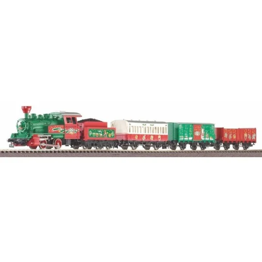 Piko 57081 Coffret de départ noël locomotive vapeur et 3 voitures Piko Piko_57081 - 2 Piko_57081-Piko 57081 Coffret de départ noël locomotive vapeur et 3 voitures