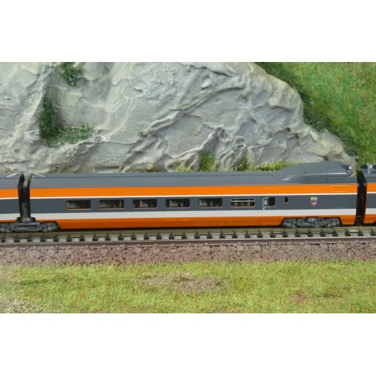 KATO_10-2083-Coffret de base TGV Sud-Est orange origine 5 éléments - Kato 10-2083 - N 1/160