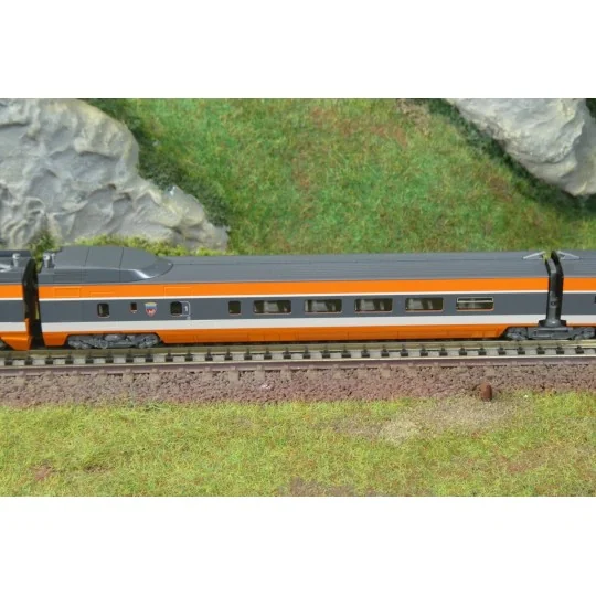 KATO_10-2134-Kato 10-2134 TGV Sud-Est SNCF, Orange origin, No. 08, 10 elements, special edition, N 1/160