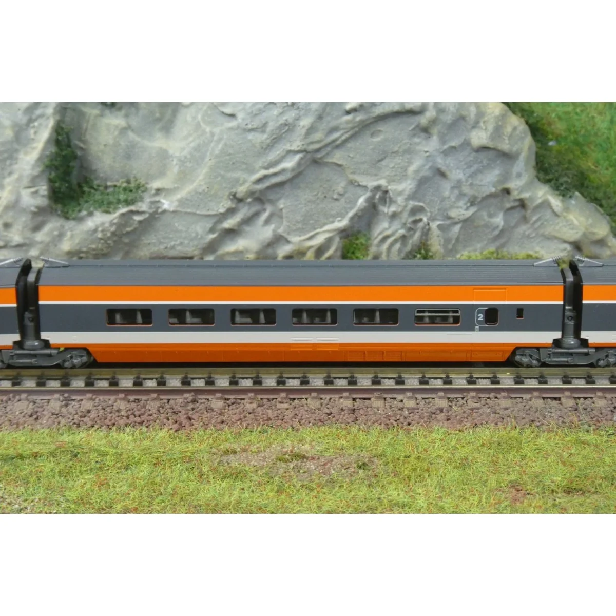 KATO TGV PSE trainset no. 84 – 5-piece supplementary set (TGV orang...