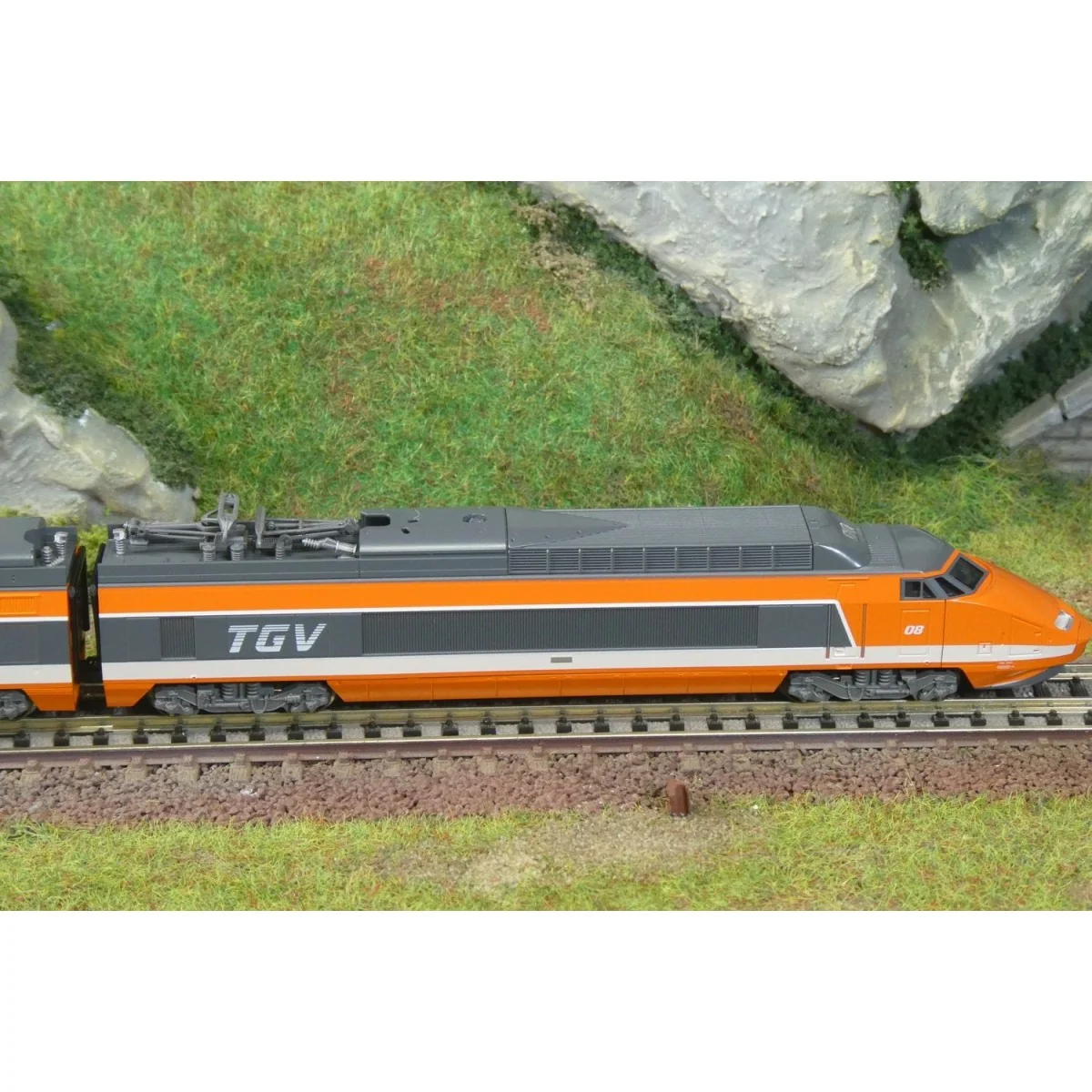 TGV Sud-Est orange original 5-piece set - Kato 10-2083 - N 1/160