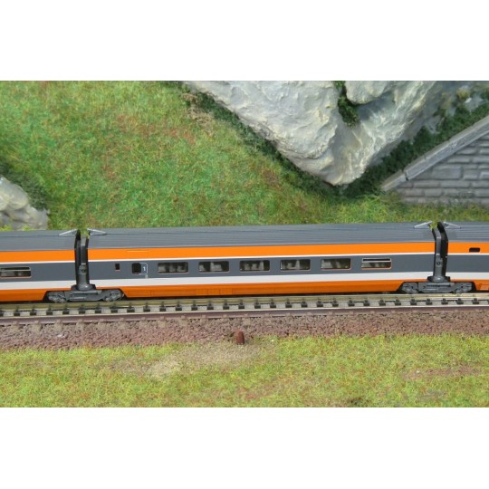 KATO_10-2134-Kato 10-2134 TGV Sud-Est SNCF, Orange origin, No. 08, 10 elements, special edition, N 1/160