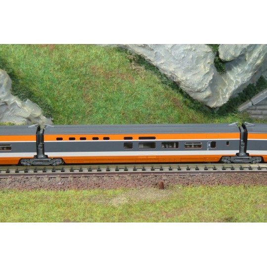 KATO_10-2134-Kato 10-2134 TGV Sud-Est SNCF, Orange origin, No. 08, 10 elements, special edition, N 1/160