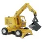 Busch_42870-Pelleteuse sur roues avec grappin T 174-2 - Busch 42870