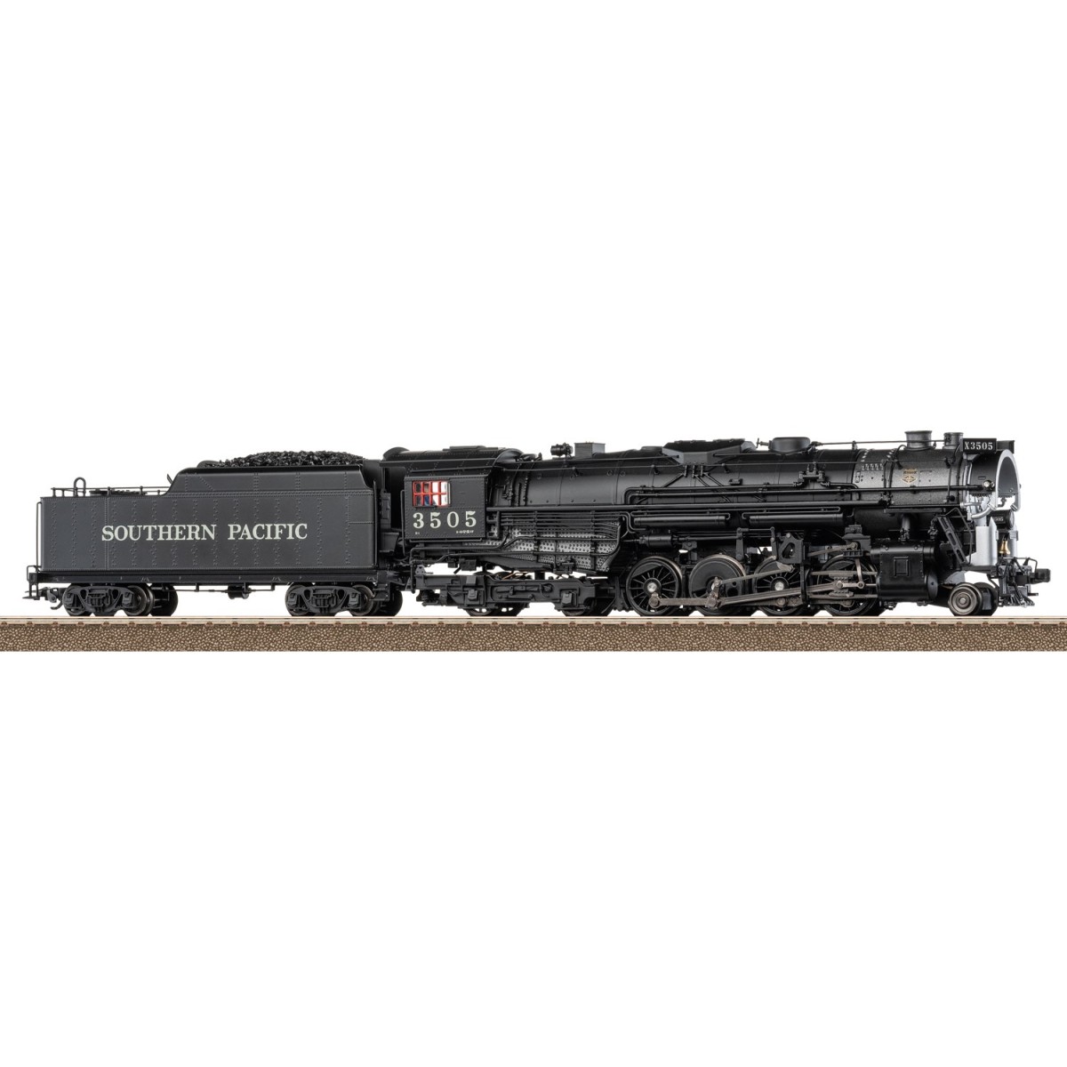 Berkshire 2-8-4 Southern Pacific steam locomotive - Trix 25983 - di...