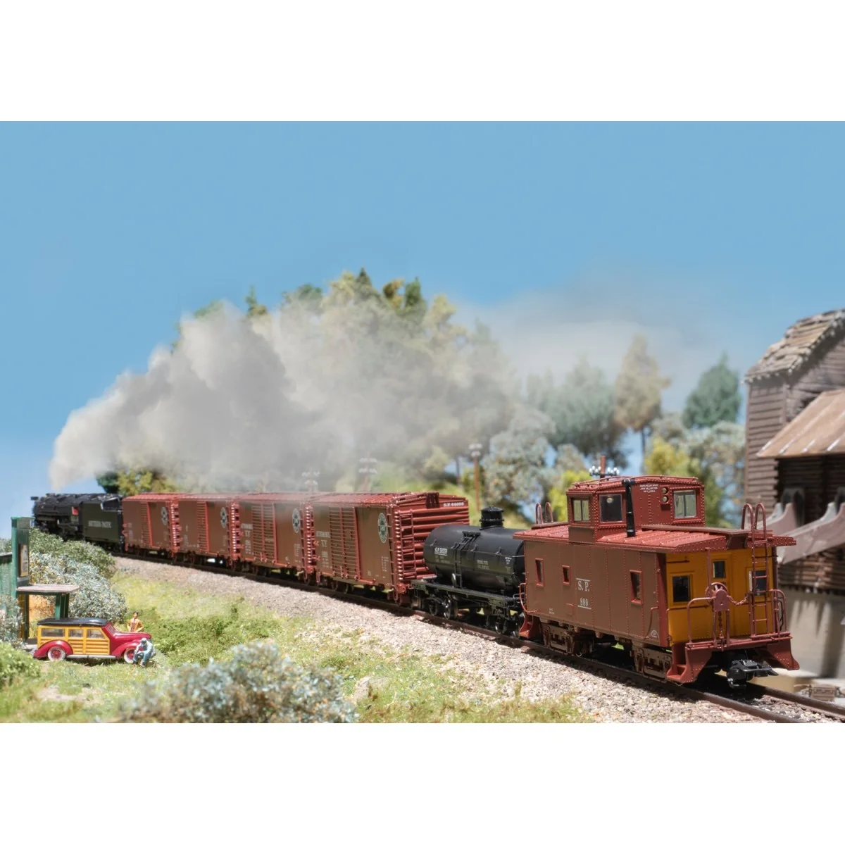 Coffret de wagons marchandises Southern Pacific - Märklin 45667