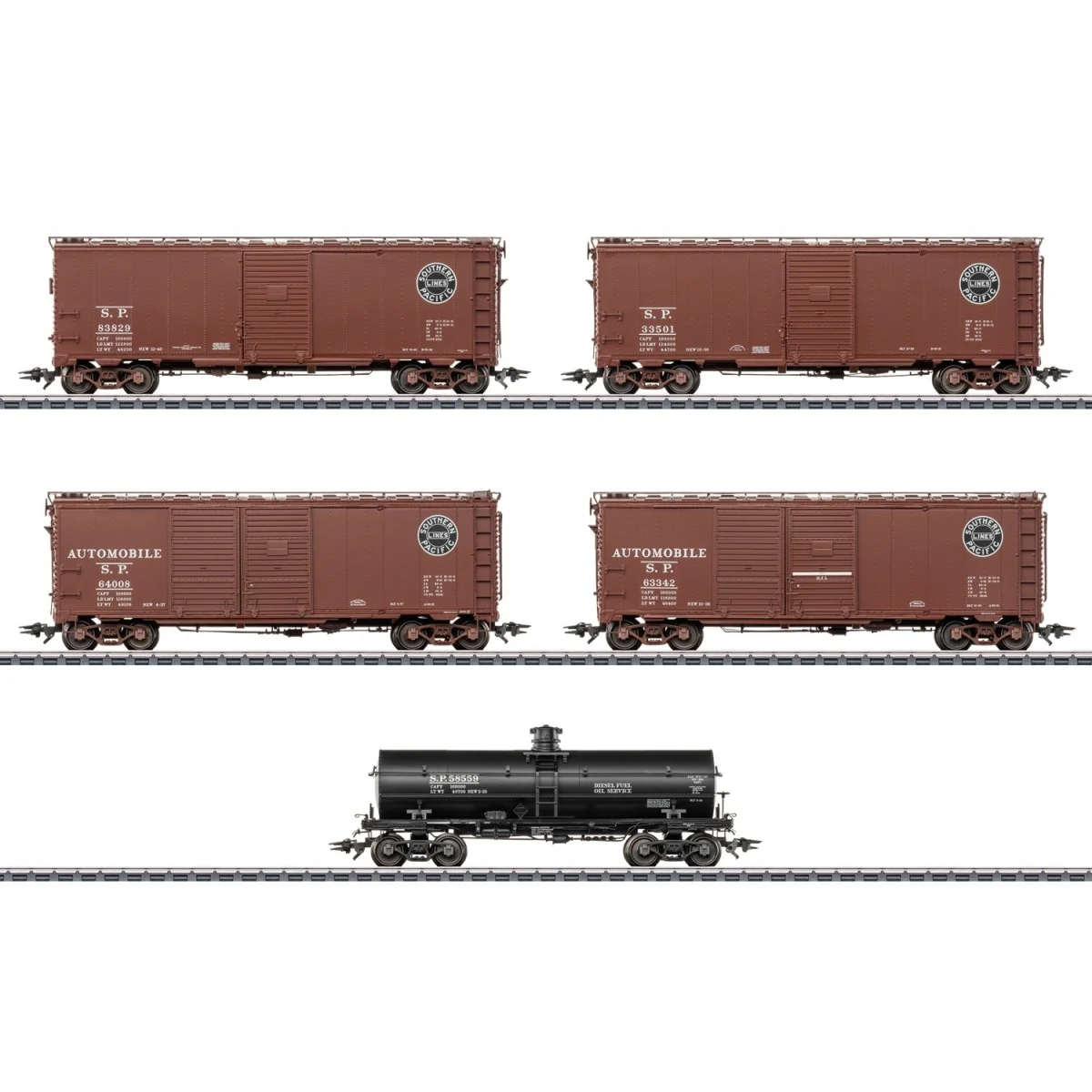 Coffret de wagons marchandises Southern Pacific - Märklin 45667
