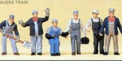 Preiser 10453 Figures, Personnel for Freight Train - Preiser - Prei...