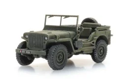 Green French M201 Hotchkiss Jeep - Artitec 6870581