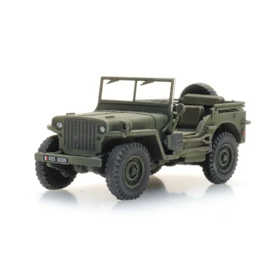 Jeep FR M201 Hotchkiss verte - Artitec 6870581 Arti_6870581-Jeep FR M201 Hotchkiss verte - Artitec 6870581