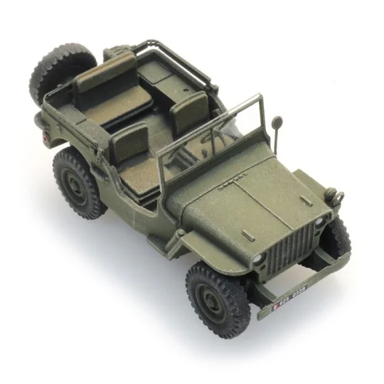 Jeep FR M201 Hotchkiss verte - Artitec 6870581 Arti_6870581-Jeep FR M201 Hotchkiss verte - Artitec 6870581