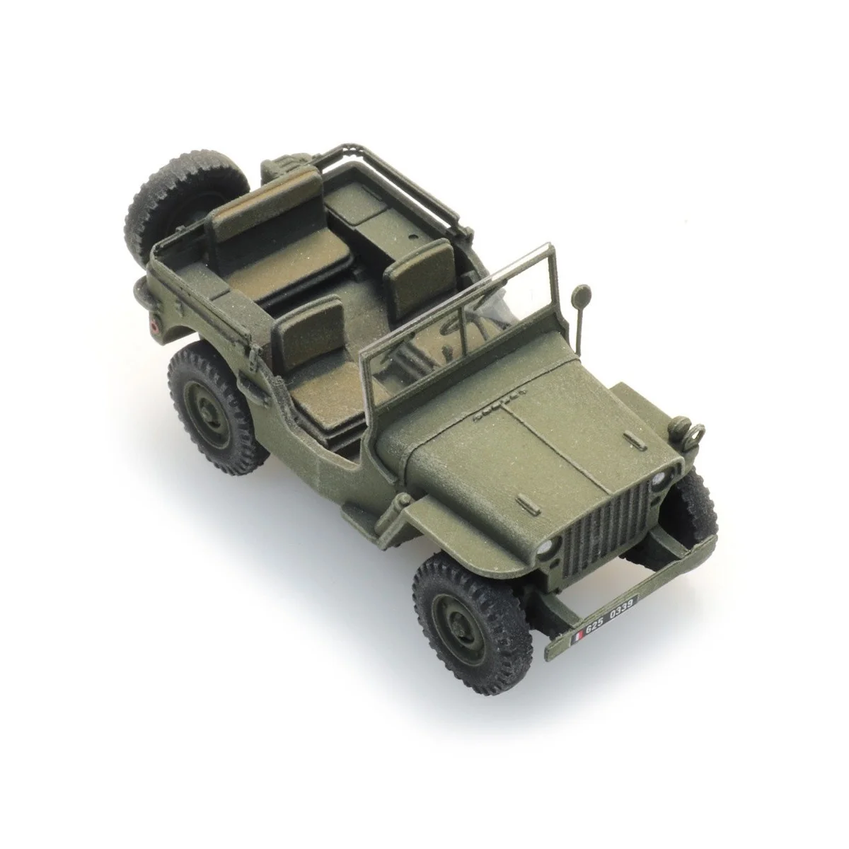 Jeep FR M201 Hotchkiss verte - Artitec 6870581 Jeep FR M201 Hotchkiss verte - Artitec 6870581