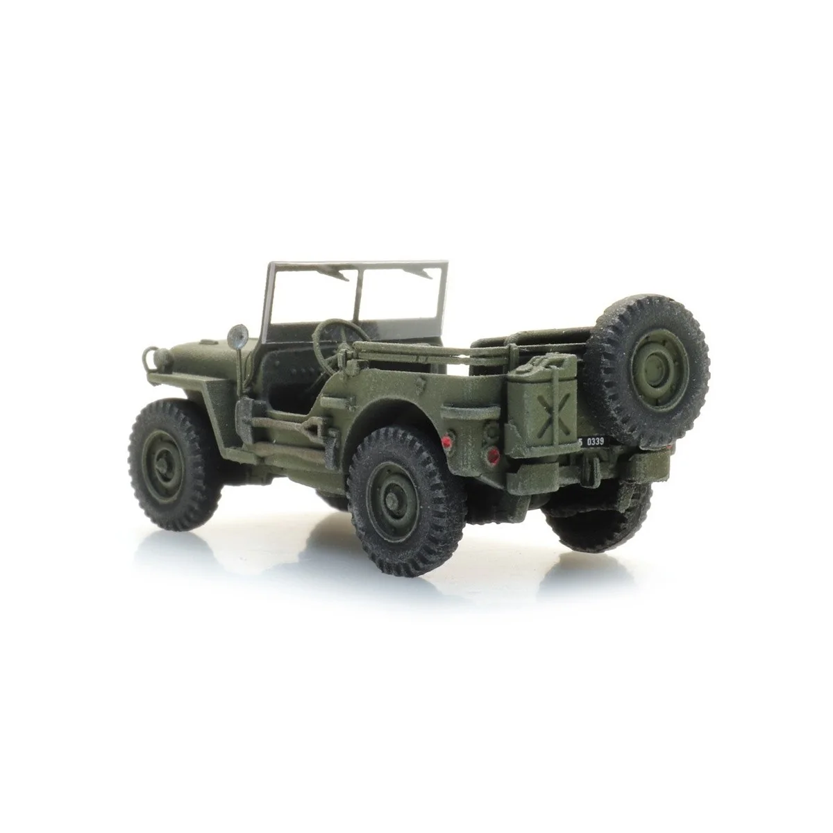 Jeep FR M201 Hotchkiss verte - Artitec 6870581