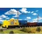 HJ1062-Jouef HJ1062 INFRA diesel locomotive starter set, SNCF, 3 wagons, junior range