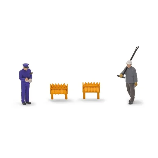 Busch_79922-HO Yard Staff Action Set - Busch 79921